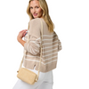 Gina Raffia Crossbody Bag