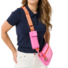 Pink & Orange Jet Crossbody Bag
