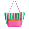 Color Block Samba Totes