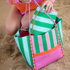 Color Block Samba Totes