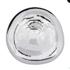 Decorative Chrome Stoneware Bowl
