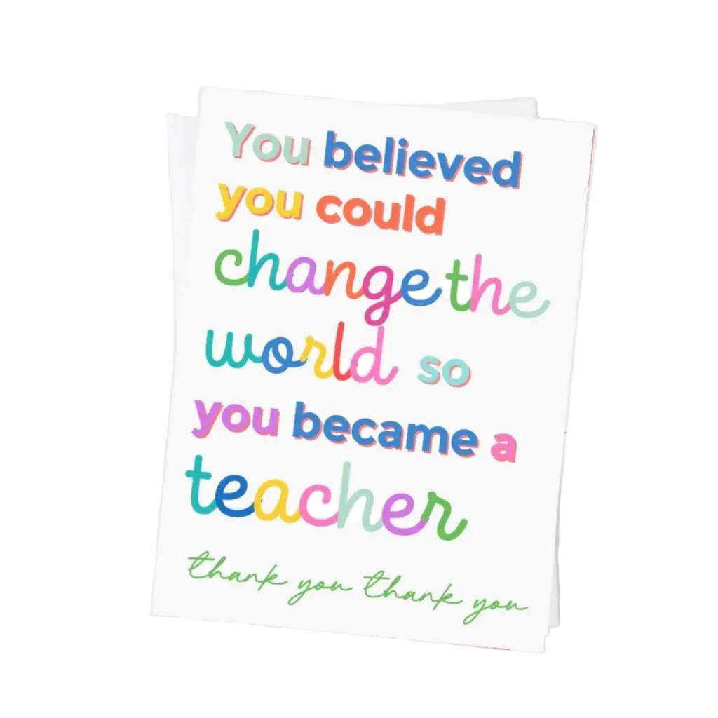 Teacher Appreciation Card