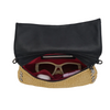 Hammitt Medium Noir Smooth Raffia Bag