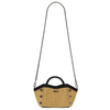 Hammitt Paul Mini-Noir Smooth Raffia Bag