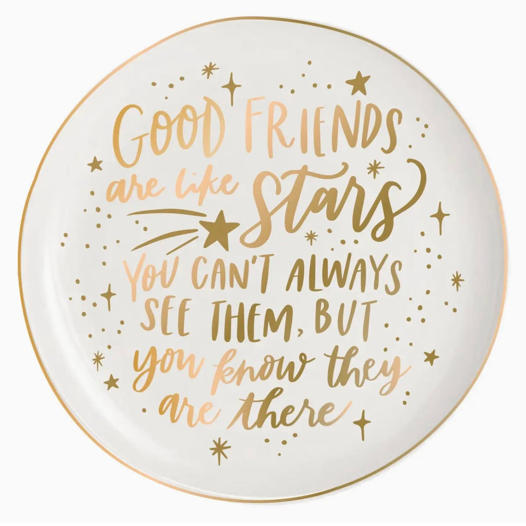 Good Friends Are Like Stars Trinket Tray