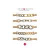 Set of 5 Hair Tie Bracelet Set