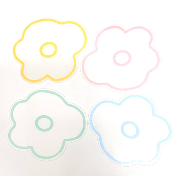 Acrylic Flower Coaster Set