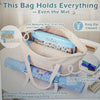 Mahjong Tote with Tile Bag and Mat Cover