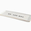 Ceramic Mr And Mrs Tray