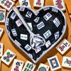 Mahjong Heart Bowl With Silver Spoon