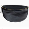 Pebbled Italian Leather Sling Bag
