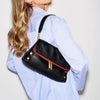 Hammitt Beverly Medium In Black With Red Zip