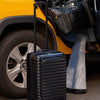 Think Royln Jetset Wingman Black Patent Moto Bag