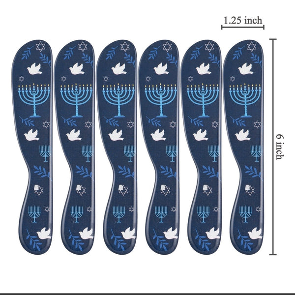 Hanukkah Melamine Cheese Spreader