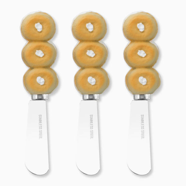 Three Piece Bagel Cheese Spreader