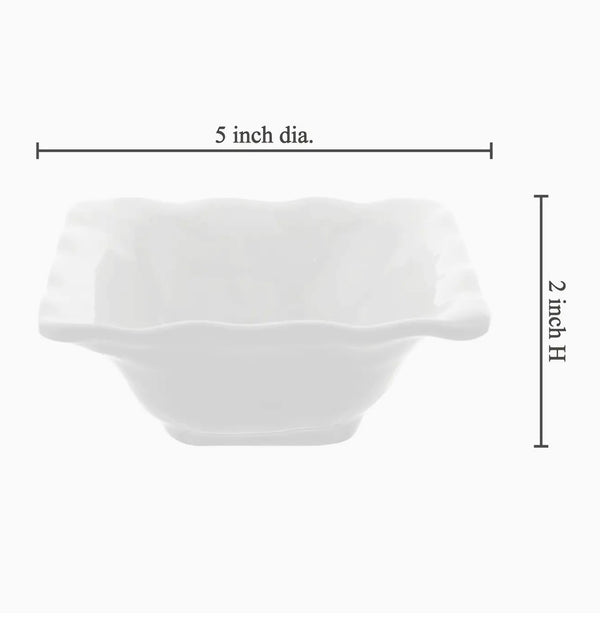 Melamine 5” Dip Bowl In White
