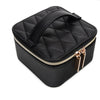 Leah Quilted Travel Jewelry Case With Pouch