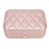Leah Quilted Travel Jewelry Organizer
