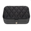 Leah Quilted Travel Jewelry Organizer