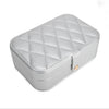 Leah Quilted Travel Jewelry Organizer