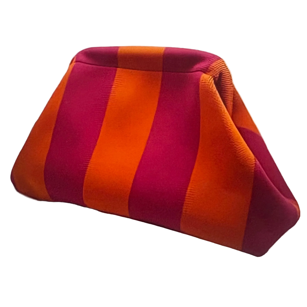 Striped Mahjong Tile Bags/Woven Clutch
