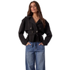 Blue Revival Charli Cropped Trench Coat