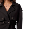 Blue Revival Charli Cropped Trench Coat