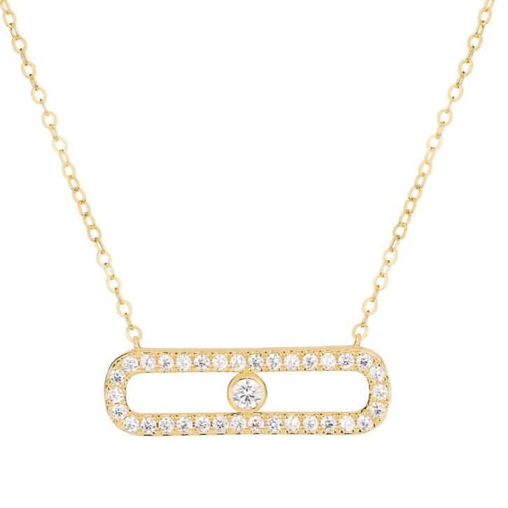 CZ Open Bar Necklace
