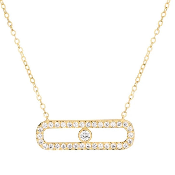 CZ Open Bar Necklace