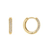 Pretty Gold CZ Hoop