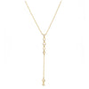Y Necklace With CZ