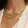 Y Necklace With CZ