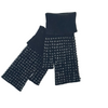 Black Noir Crystal Fingerless Gloves