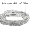 12 Piece Stretch CZ Bracelets