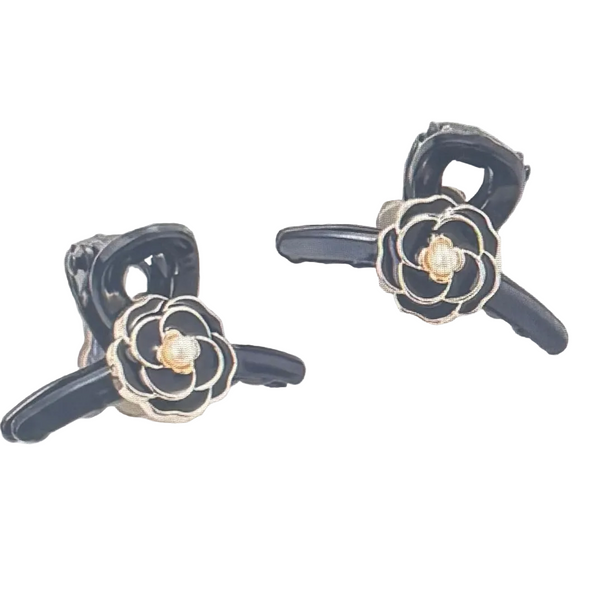 Camellia Small Flower Hair Clips
