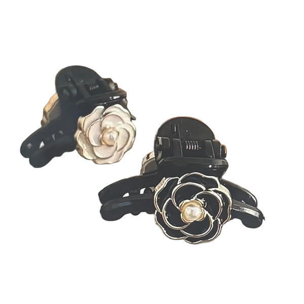 Camellia Small Flower Hair Clips