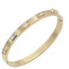 Gold Crystal Bangles