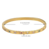 Gold Crystal Bangles