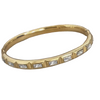 Gold Crystal Bangles