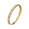 Gold Crystal Bangles