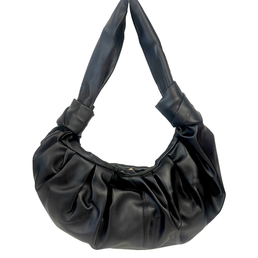 Super Soft Black Hobo Bag