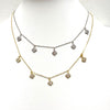 Multi Clover CZ Dangle Necklace