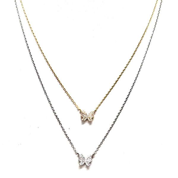 CZ Butterfly Necklace