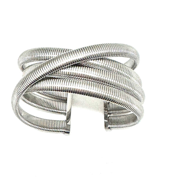 Silver Twisted Cobra Bracelet