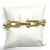 Horse Bit Gold Link Bracelet