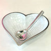 Decorative Enamel Heart Dishes With Spoons