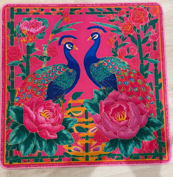 Pink Peacock Game Mat