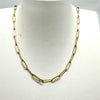 Gold Paperclip Necklace