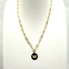 Gold Paperclip Necklace