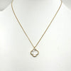 Mother of Pearl Clover Necklace